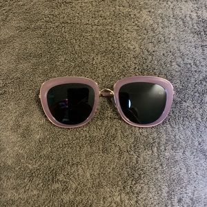 Large Frame Purple Sunglasses